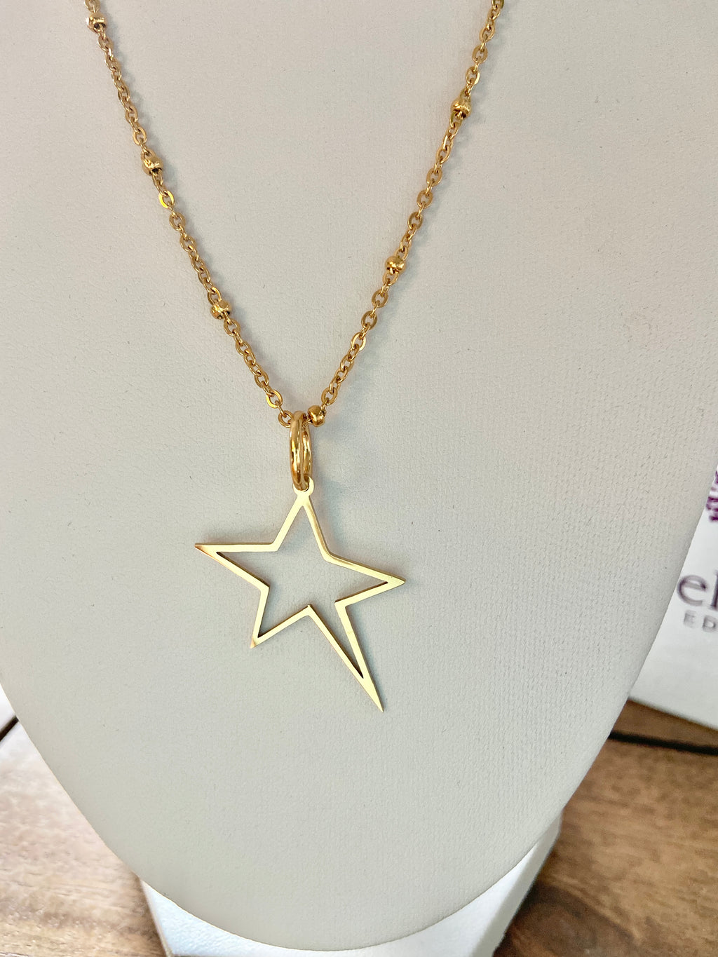 Gold Shooting Star necklace