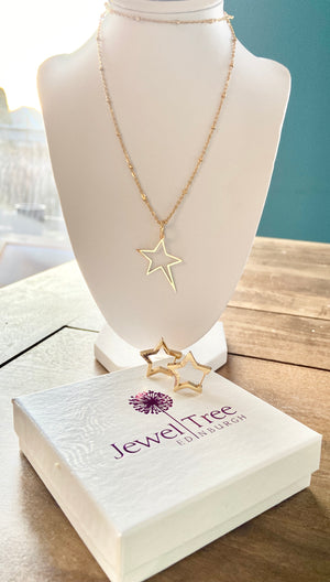 Gold Shooting Star necklace