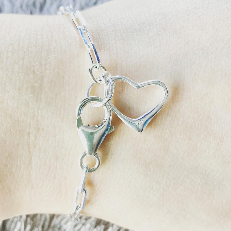 folk heart bracelet 