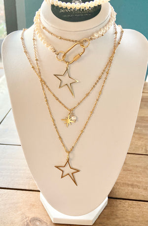 Gold Shooting Star necklace