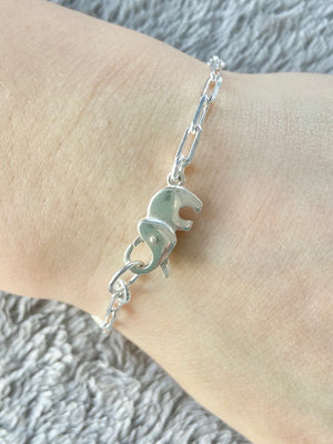 925 Elephant Bracelet
