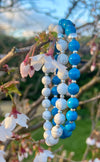 Howlite pendant and chain