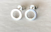 925 Silver Circle stud Earrings