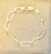 New heavy paperclip chain bracelet