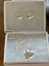 Puffed heart pendant Necklace