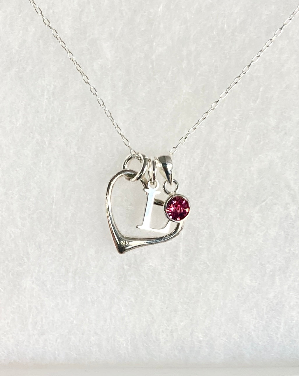 Zales Mother's Birthstone Double Heart Disc Pendant in Sterling Silver (3-5  Stones and Names) | Hamilton Place