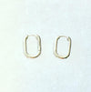 XL Oval paperclip earrings