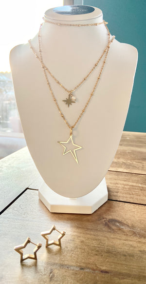 Gold Shooting Star necklace