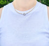 Petite Freshwater Pearl Necklace with 925 designer bolt clasp